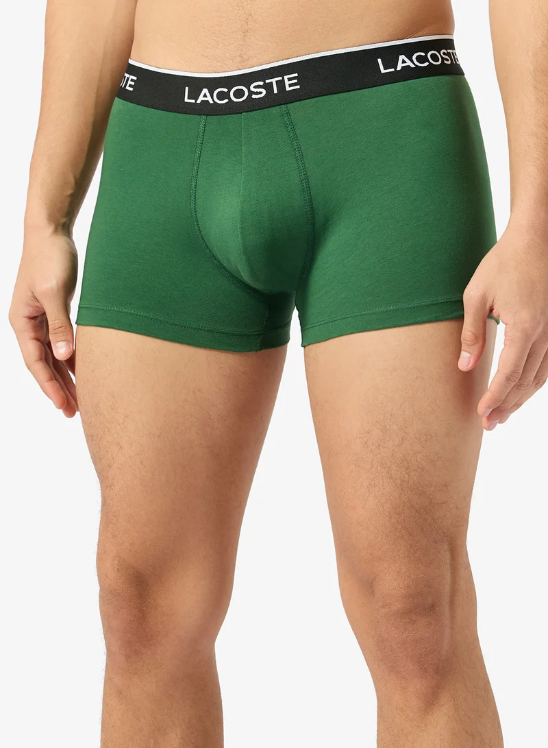 لاكوست ثلاث قطع بوكسرات أساسية مطاطية